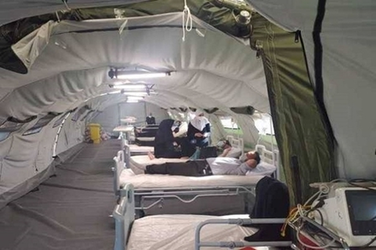 راه اندازی یک بیمارستان صحرایی برای خدمت رسانی به زوار اربعین حسینی