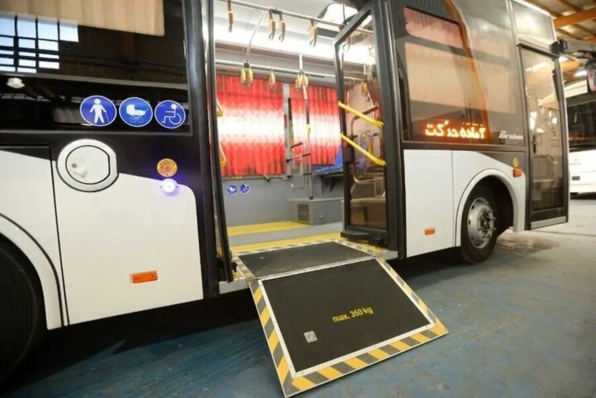 مناسب سازی ۲۴ اتوبوس شهری ارومیه برای استفاده معلولین