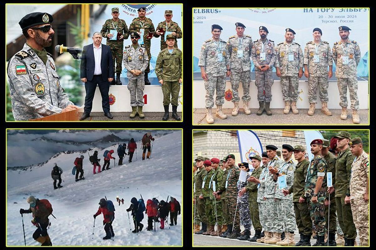 کوهنوردان منتخب نیروهای مسلح ایران بام اروپا را فتح کردند