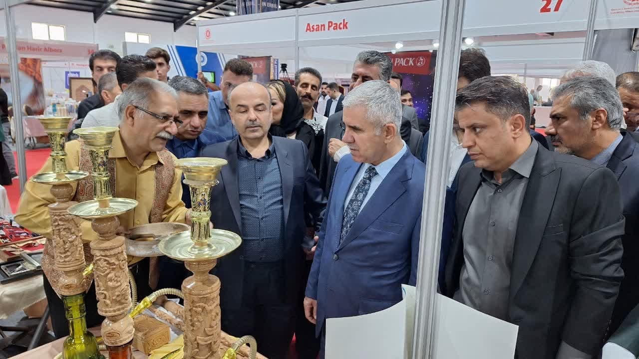 نمایشگاه توانمندی های صادراتی استان قزوین در اربیل گشایش یافت 