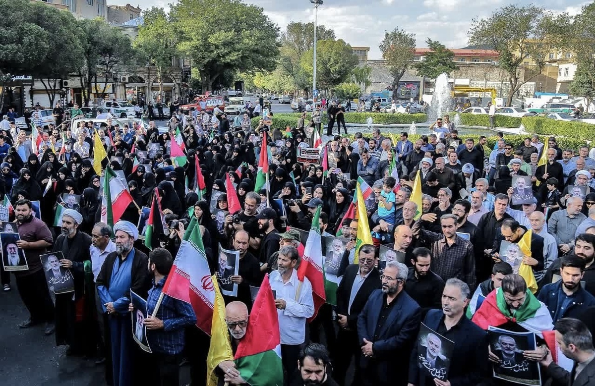 برگزاری تجمع مردمی محکومیت ترور شهید هنیه در تبریز