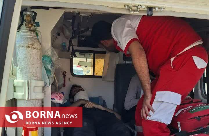 واژگونی مینی‌بوس در «گردنه گاماسیاب» 15 مصدوم برجای گذاشت