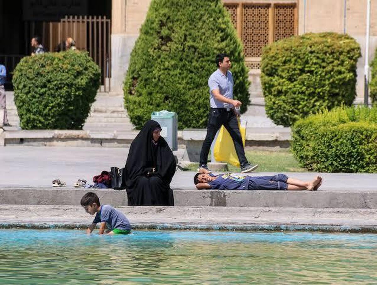 اصفهان گرم تر می شود
