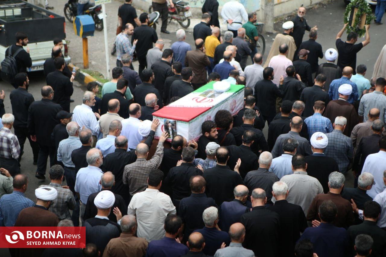 تشییع پیکر شهید حجت الاسلام ادیب