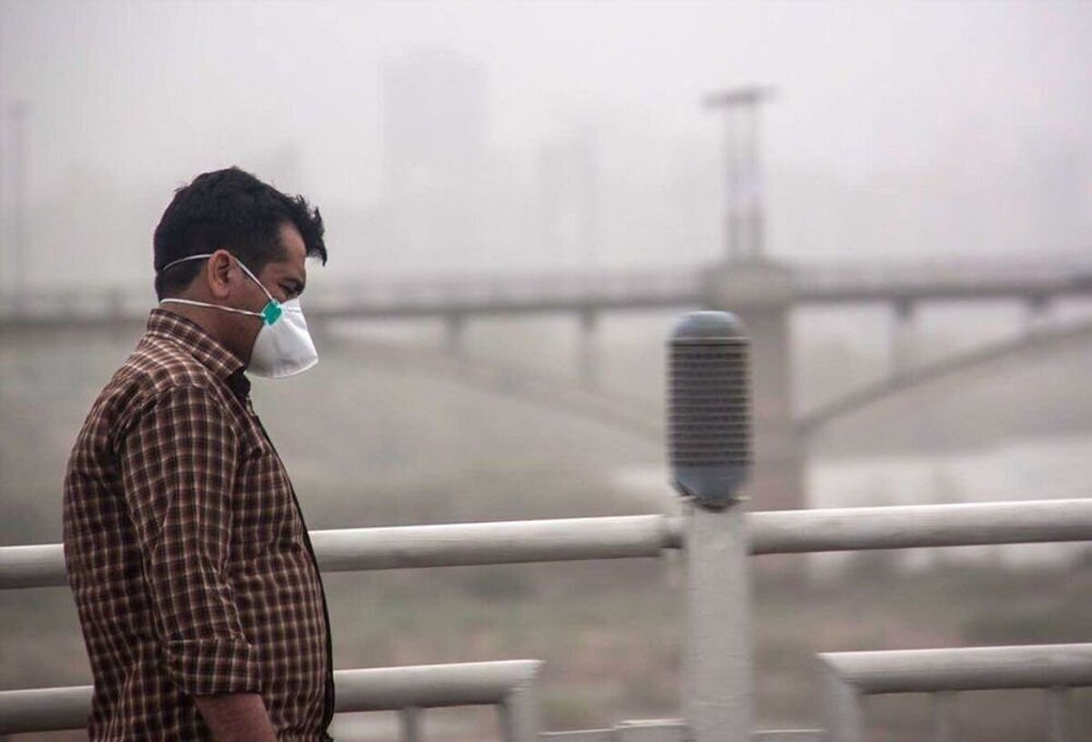 ۲ شهر در وضعیت قرمز و ۵ شهر دیگر خوزستان در وضع نارنجی آلودگی هوا