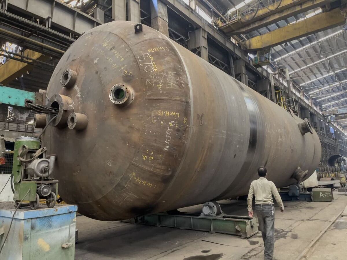 ساخت راکتورهای پتروشیمی دهدشت توسط شرکت صنایع آذرآب اراک
