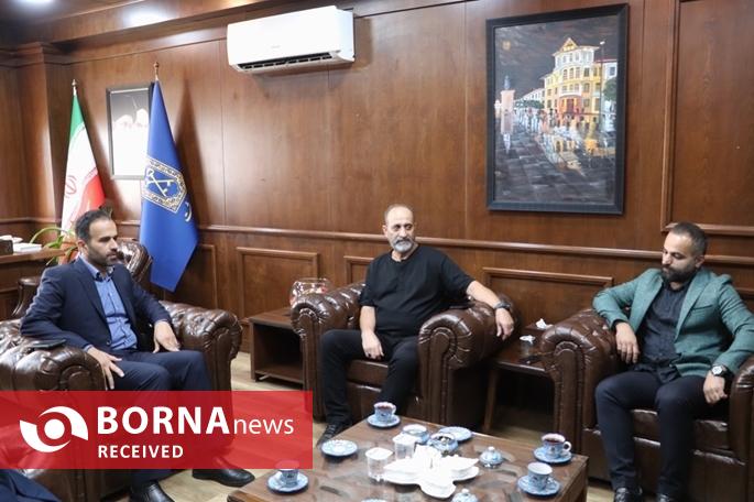 دیدار مدیرعامل و سرمربی سپیدرود با شهردار رشت