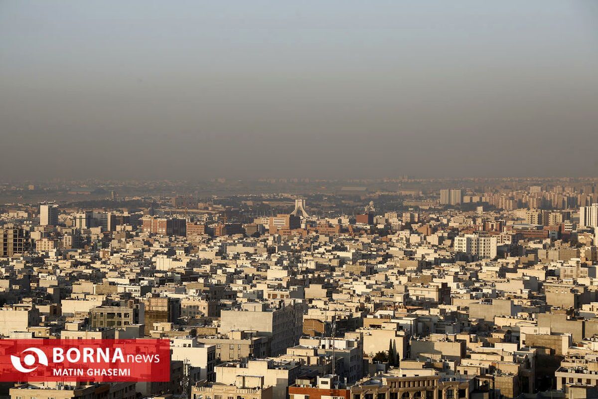 کیفیت هوای تهران برای گروه‌های حساس آلوده است
