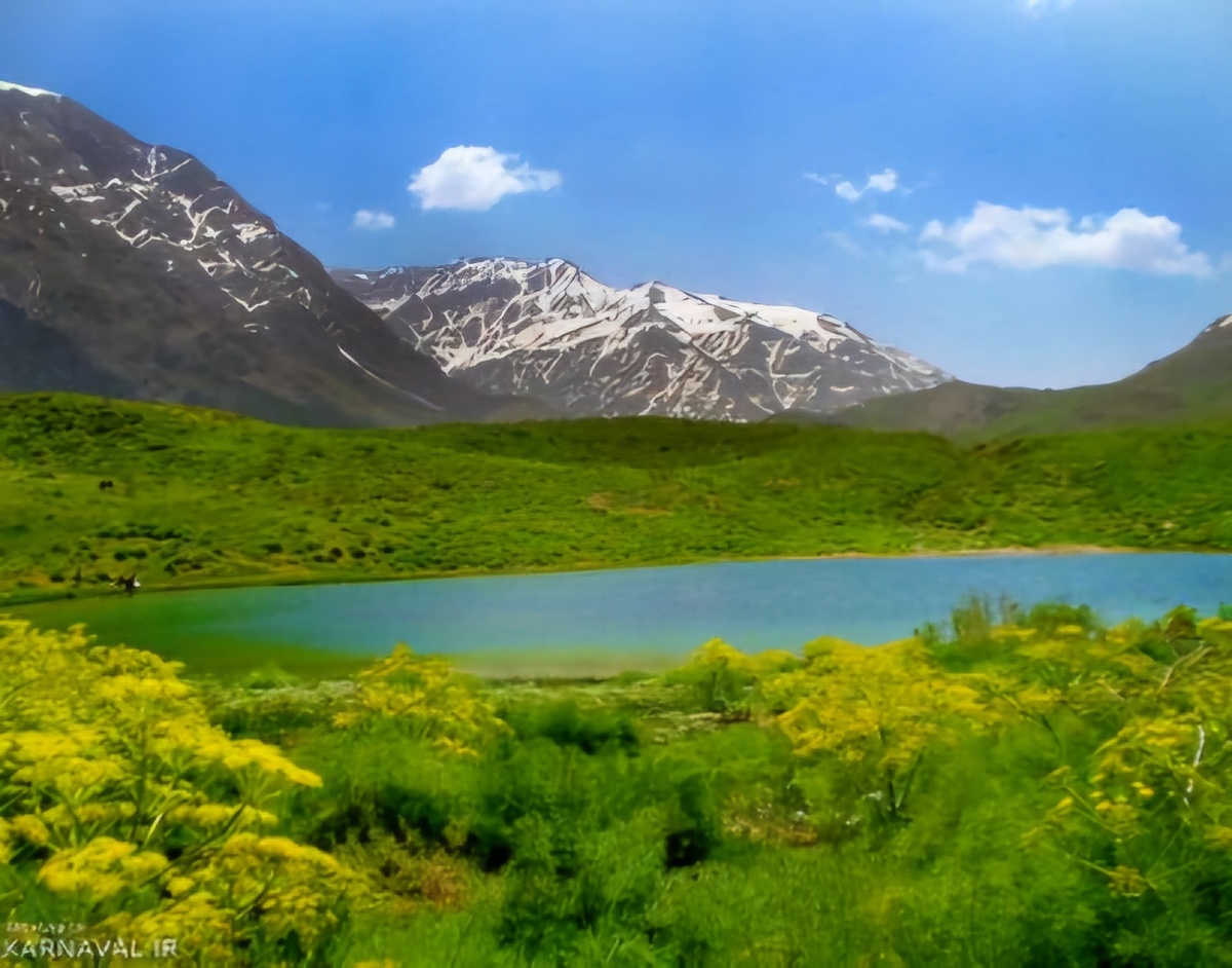 تفرجگاه دریاچه کوه گل  نگین درخشان سی سخت