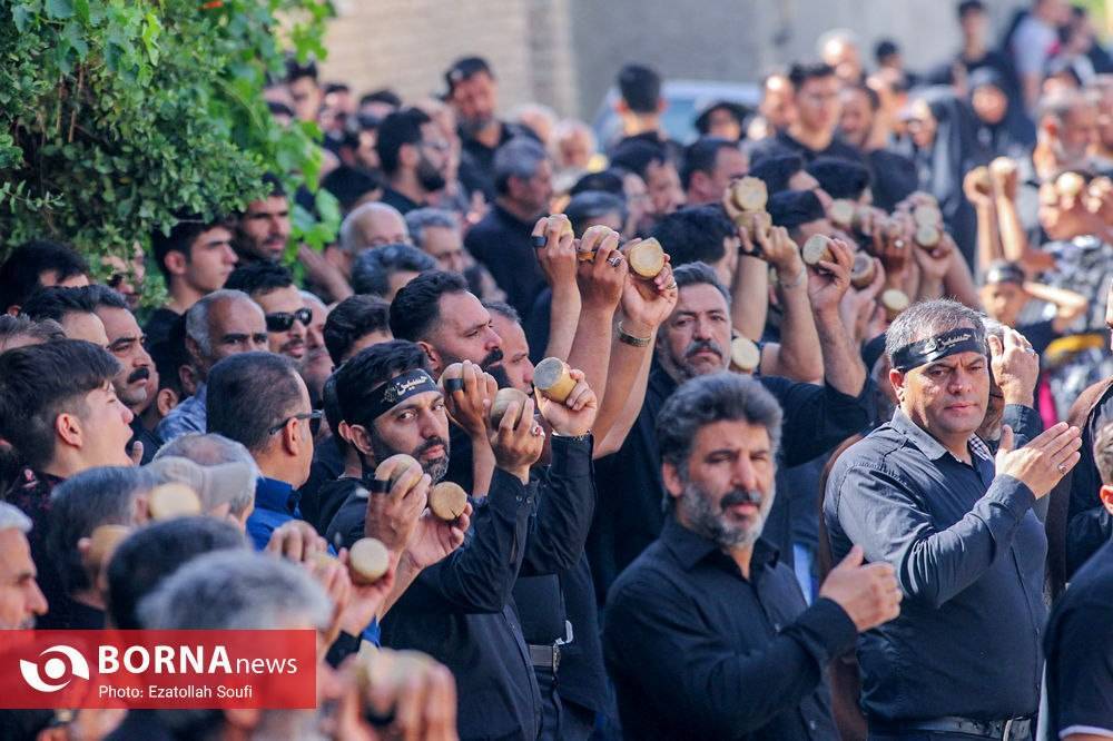 نگاهی به آیین‌های محرم در سرزمین آفتاب/ طنین چِغچِغه‌های انجدانی‌ها در ماه محرم