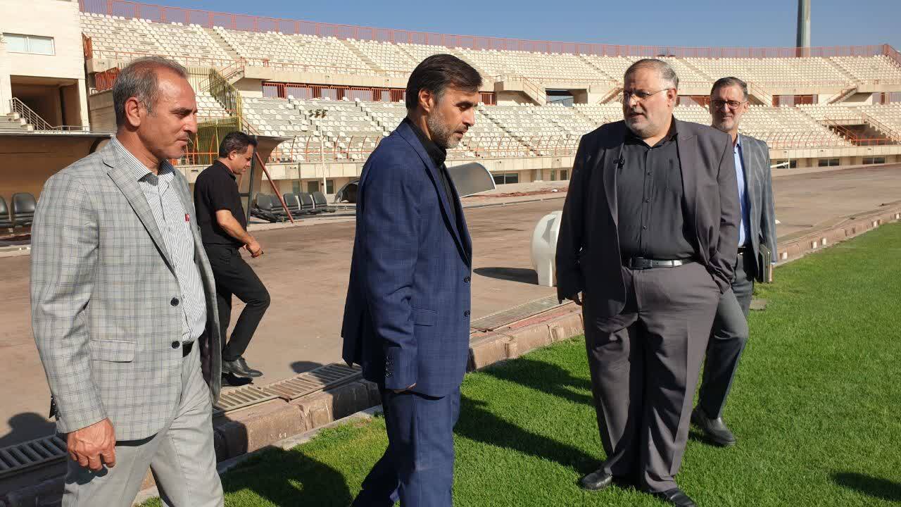 ایرادات فنی ورزشگاه سردار آزادگان را برطرف می کنیم ایرادات فنی ورزشگاه سردار آزادگان را برطرف می کنیم