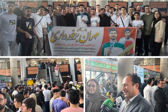 مدیرکل ورزش قزوین به استقبال مهران برخورداری رفت مدیرکل ورزش قزوین به استقبال مهران برخورداری رفت