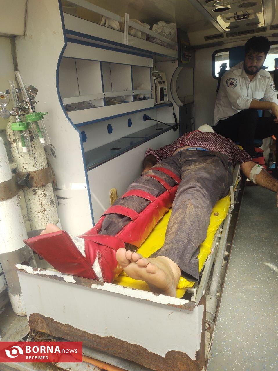 سقوط و واژگونی غلتک در حین کار + عکس