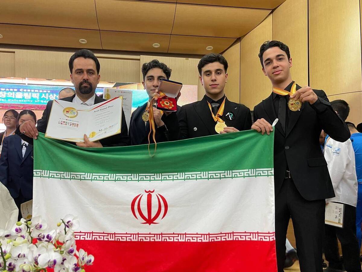 کسب ۲ مدال طلا توسط دانش آموزان مخترع ایرانی در المپیاد جهانی اختراعات کره جنوبی