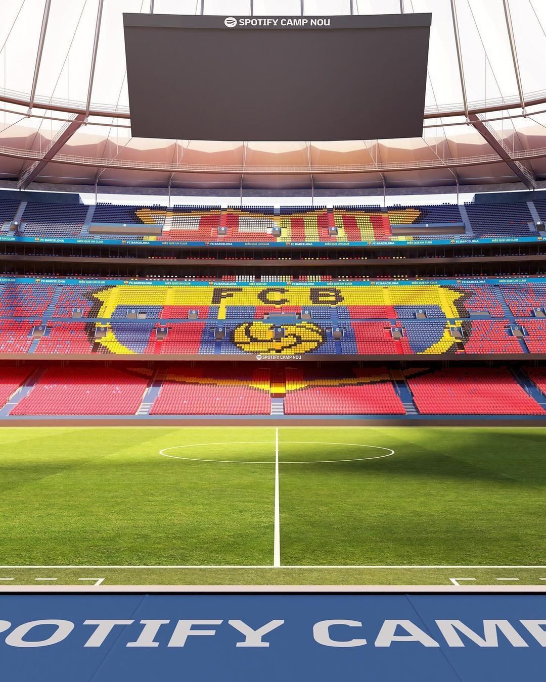 تصاویر جدید از نیوکمپ تازه بازسازی شده/ بارسلونا چه زمانی به ورزشگاه خانگی برمی‌گردد؟