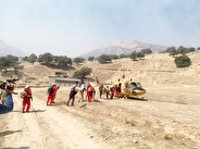 اعزام ۳۰۰ نیروی اطفا حریق عرصه های طبیعی با ۳ فروند بالگرد به ارتفاعات کوه خامی
