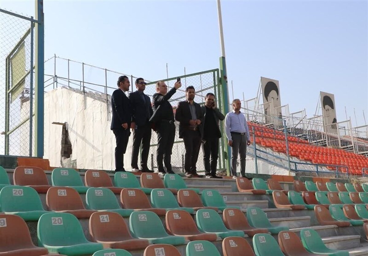 بازدید ماجدی از ورزشگاه شهدای شهر قدس