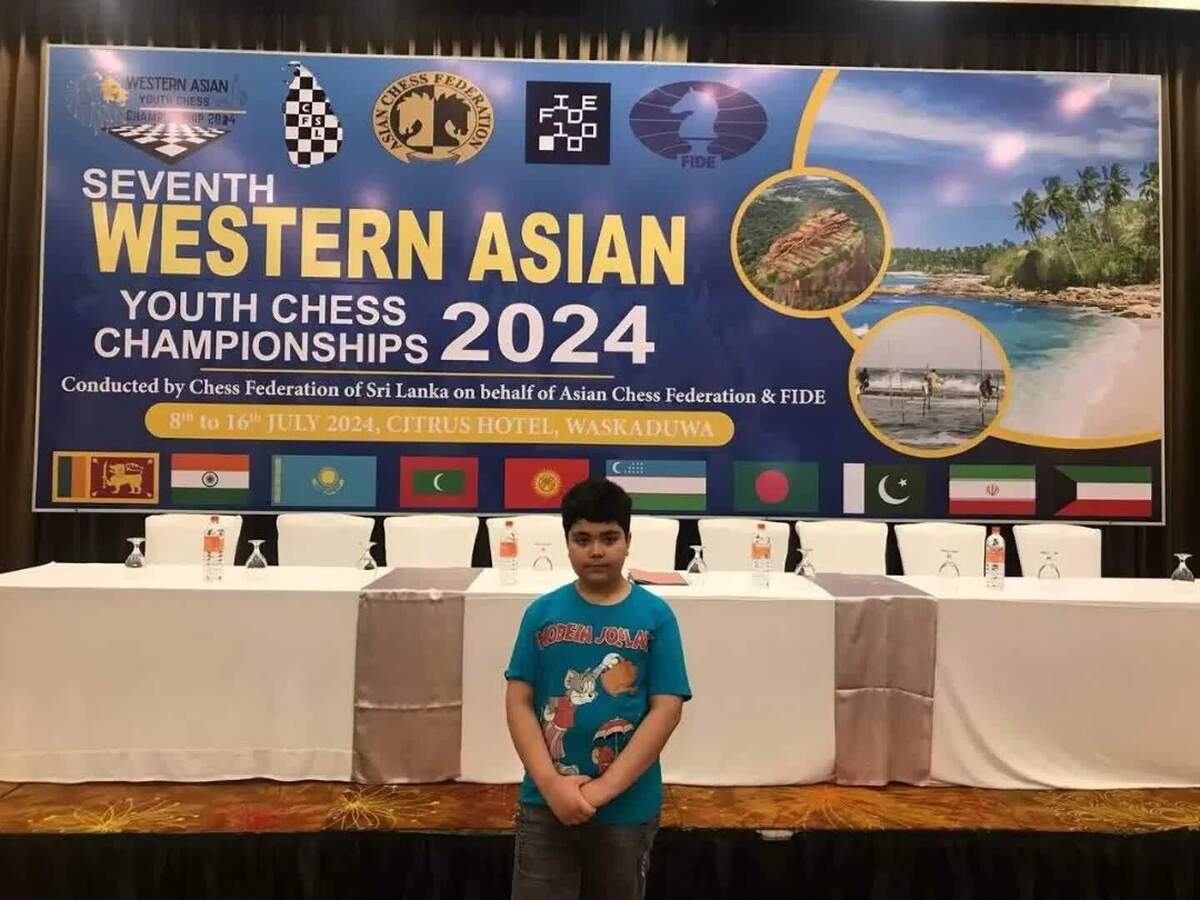 درخشش شطرنج باز کردستانی در رقابت های قهرمانی غرب آسیا
