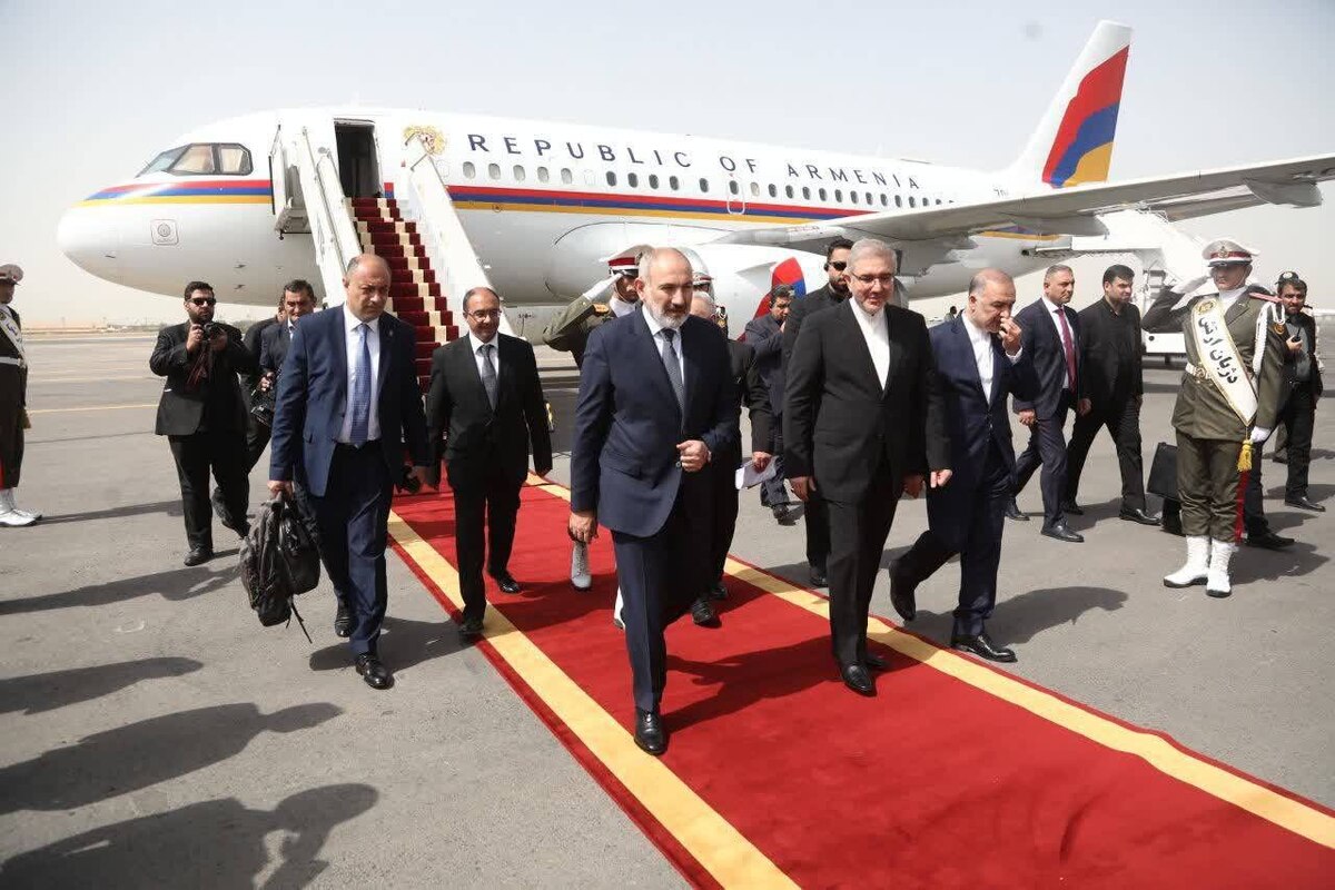 ورود نخست‌وزیر ارمنستان به تهران 