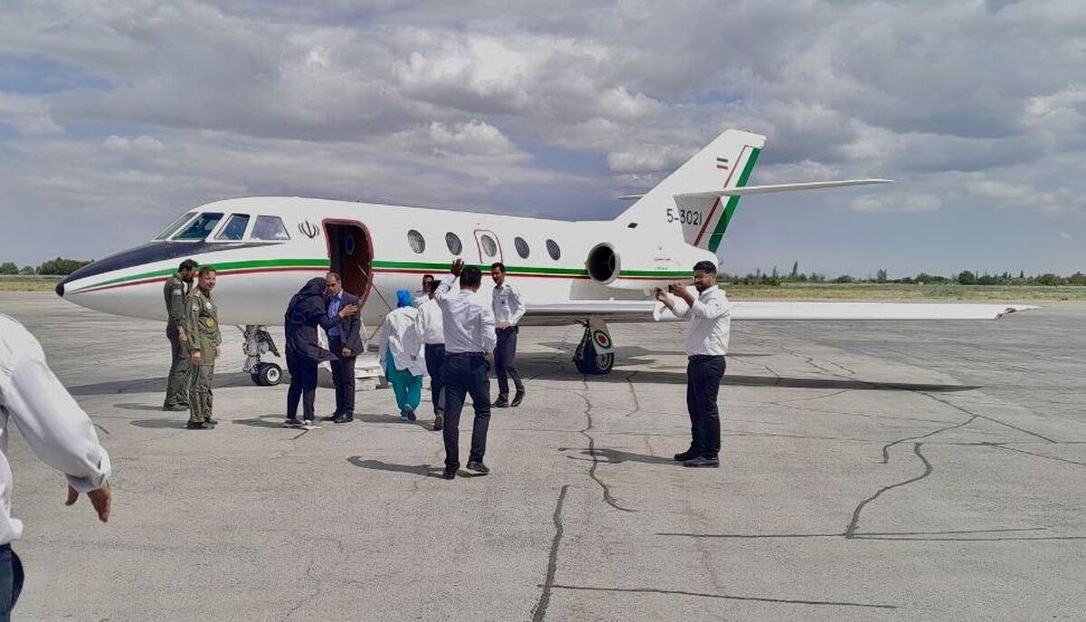 ۲ عضو پیوندی با اورژانس هوایی از ارومیه به تهران منتقل شد