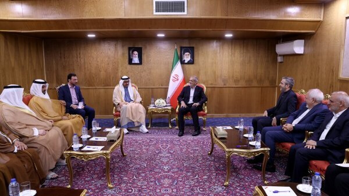 پزشکیان: گسترش تعاملات تهران-ابوظبی باید موجب وحدت  میان کشورهای اسلامی شود