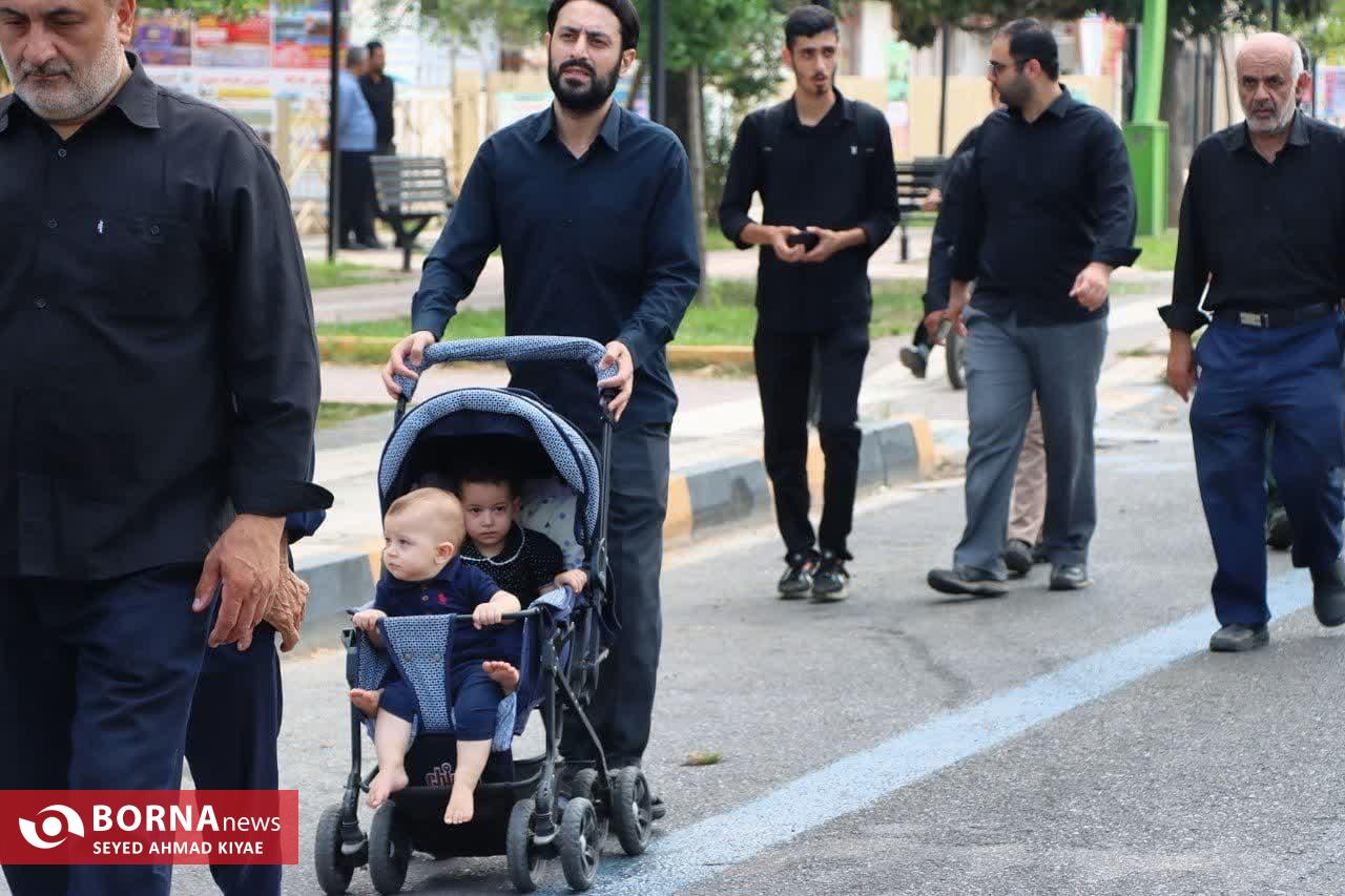 مراسم عزاداری روز بیست و هشتم ماه صفر در لاهیجان