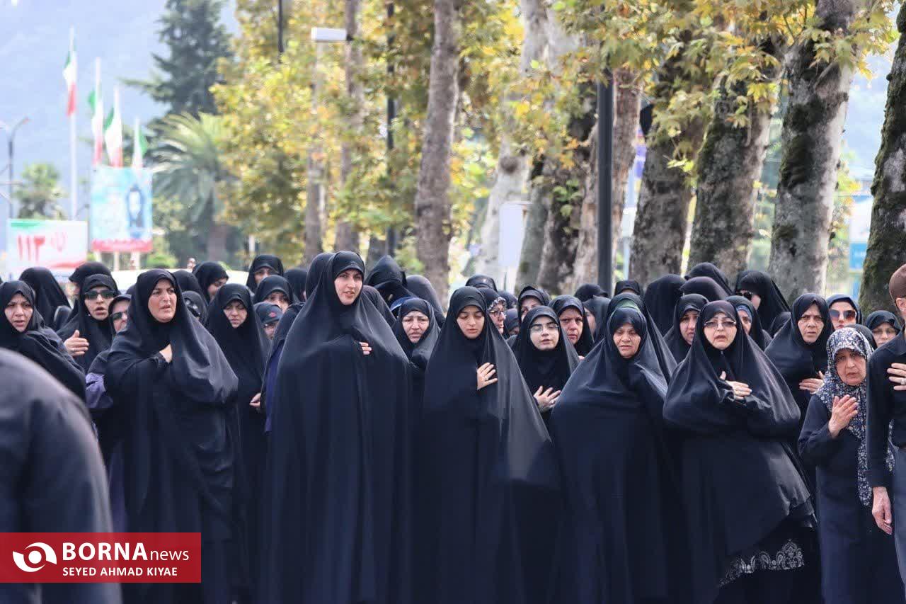 مراسم عزاداری روز بیست و هشتم ماه صفر در لاهیجان