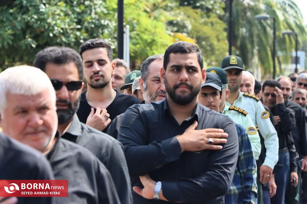 مراسم عزاداری روز بیست و هشتم ماه صفر در لاهیجان