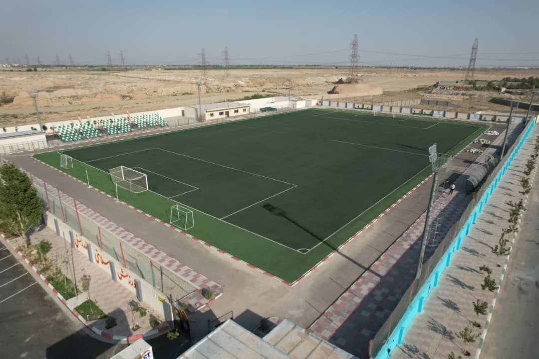 افتتاح و بهره برداری از پروژه ورزشگاه فوتبال اتحاد در محله نصیرآباد باغستان
