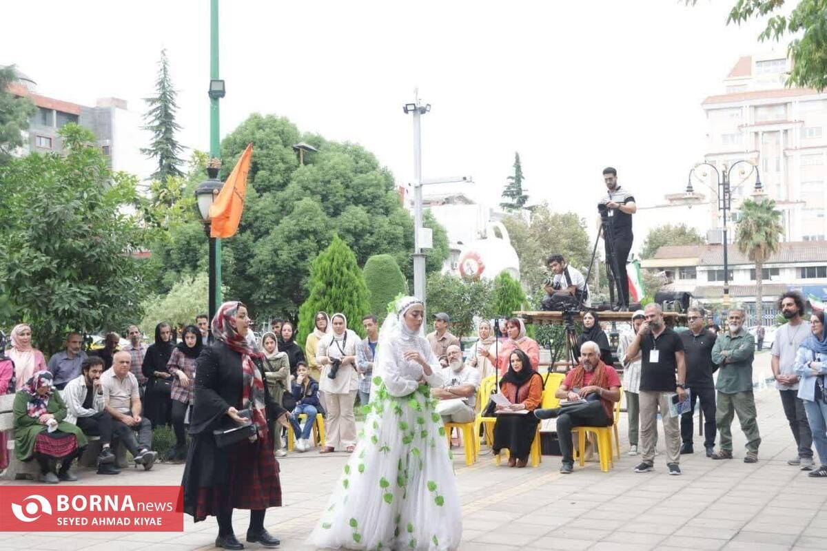 دومین روز از سیزدهمین جشنواره تئاتر خیابانی شهروند لاهیجان