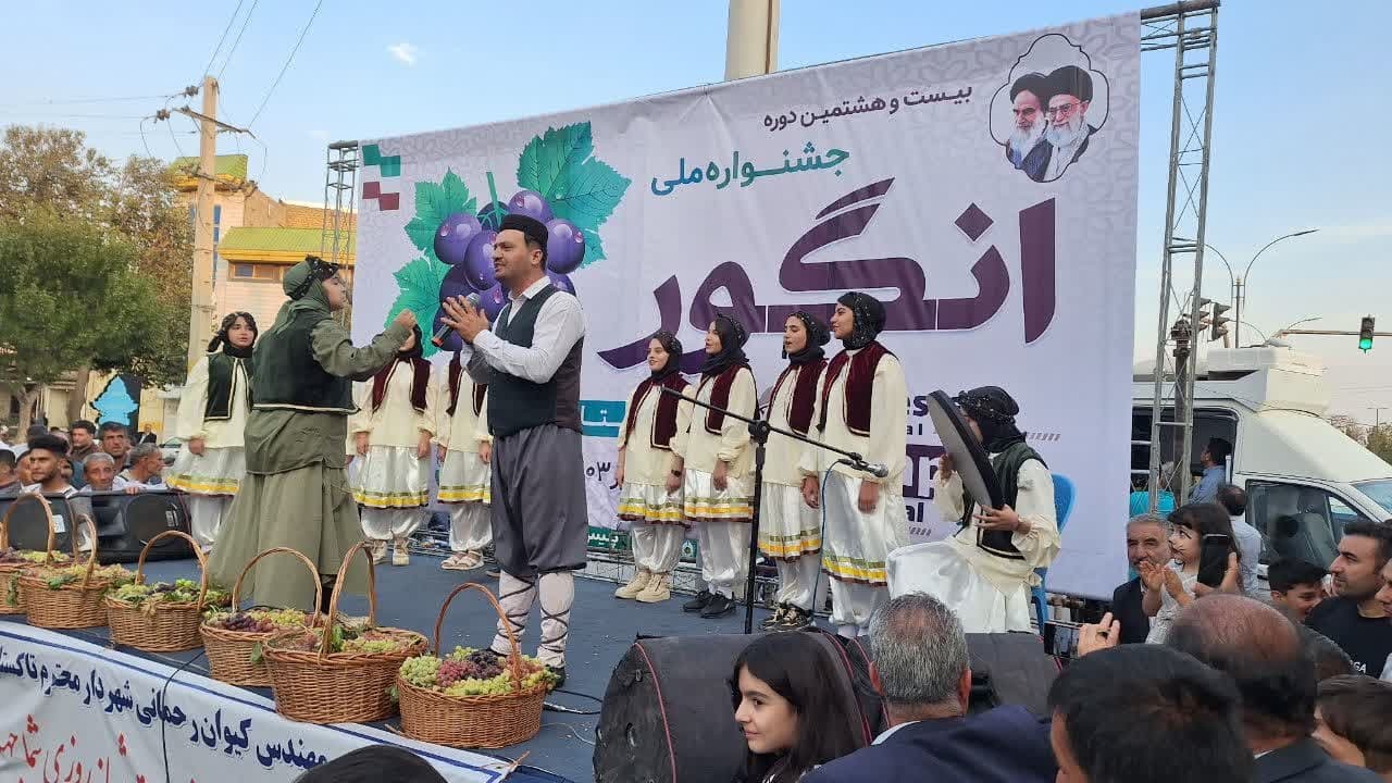 ۳ میلیون و ۲۰۰ هزار تن انگور در ۲۸۸ هزار هکتار تاکستانهای کشور تولید می شود