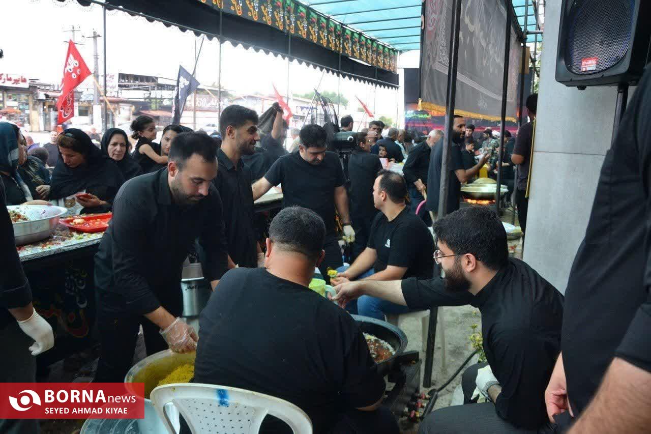 اجتماع جاماندگان اربعین حسینی در لاهیجان