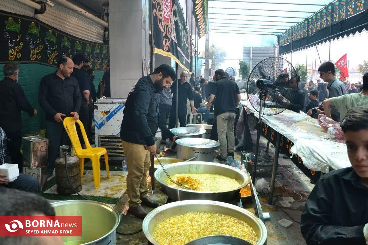 اجتماع جاماندگان اربعین حسینی در لاهیجان