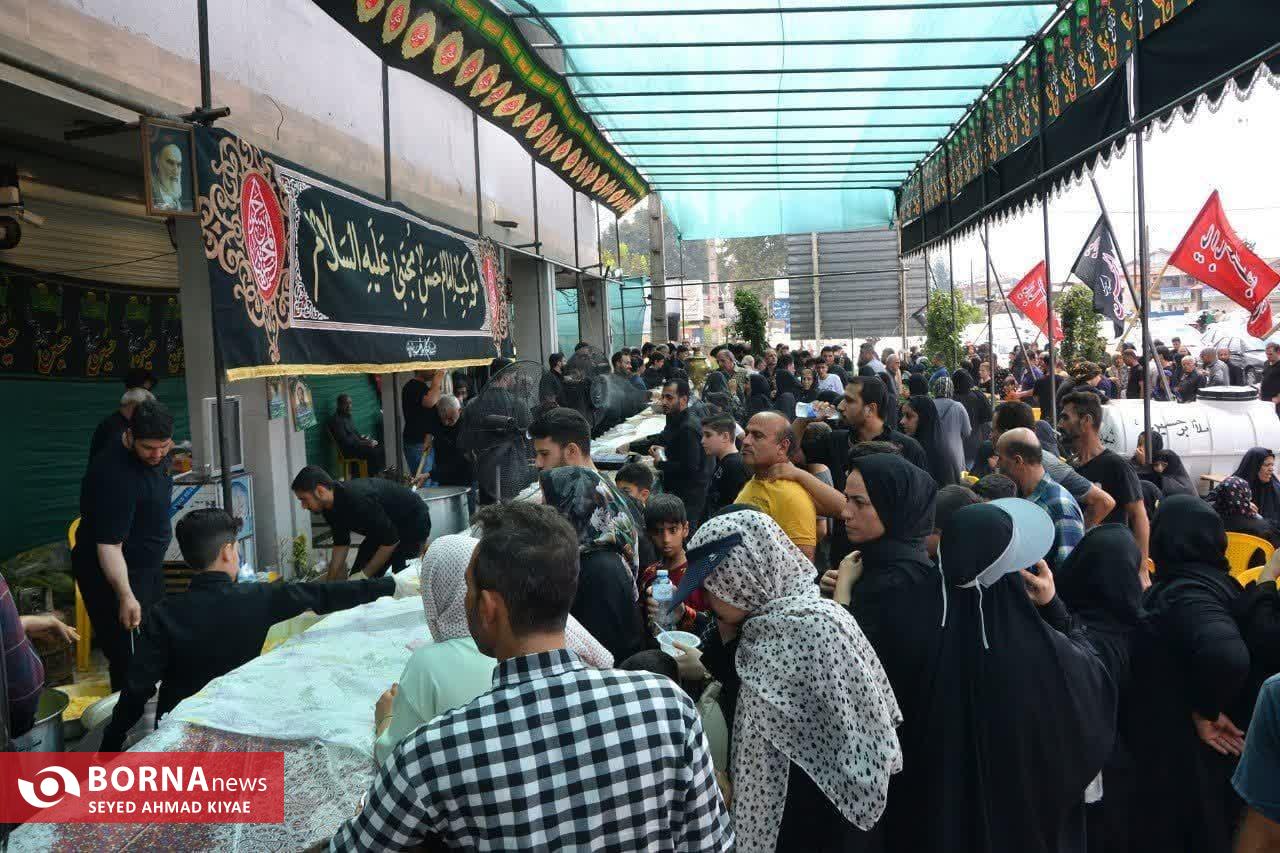 اجتماع جاماندگان اربعین حسینی در لاهیجان