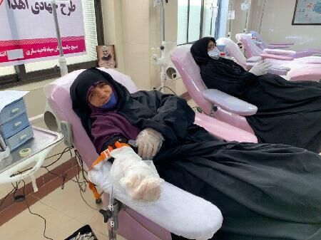 نذر خون عزاداران ابا عبدالله حسین (ع) در قزوین