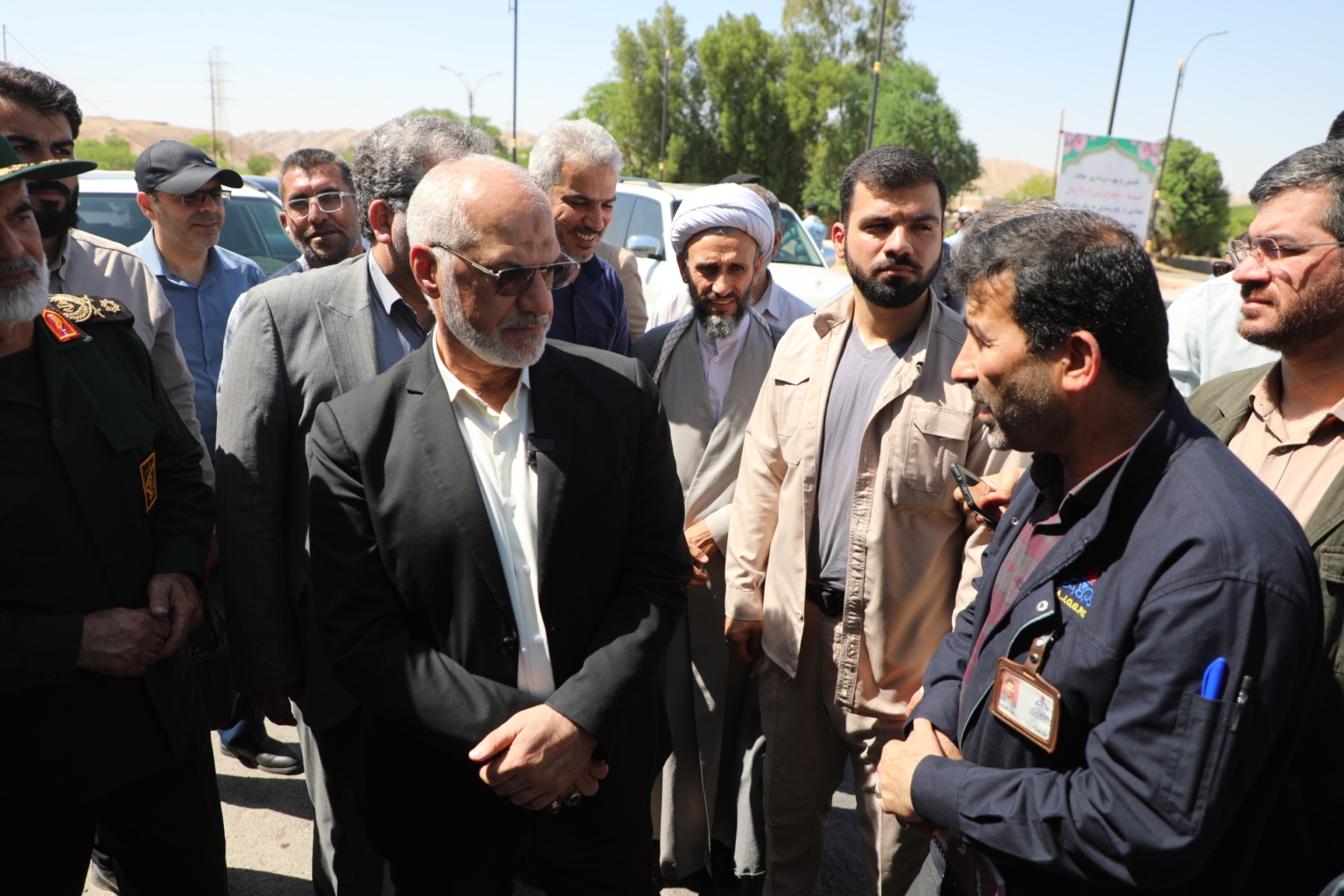 جاده امیدیه – جایزان به بهره برداری رسید جاده امیدیه – جایزان به بهره برداری رسید