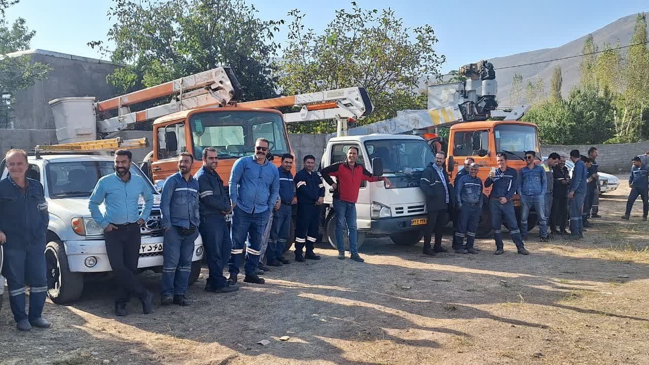 ششمین اقدام جهادی شرکت توزیع نیروی برق در طارم سفلی برگزار شد