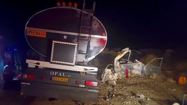 سه فوتی و پنج مصدوم در تصادف زنجیره ای آزاد راه قزوین - زنجان  