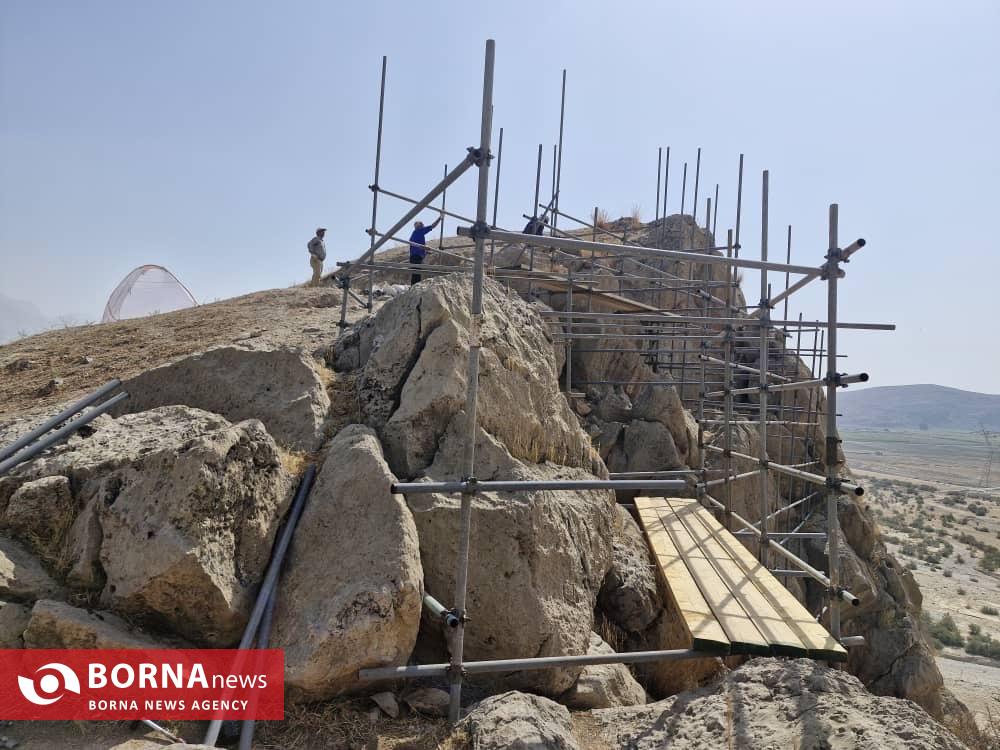 آغاز مرمت دومین نقش برجسته تاریخ ایران/ «کورنگون» جان می‌گیرد