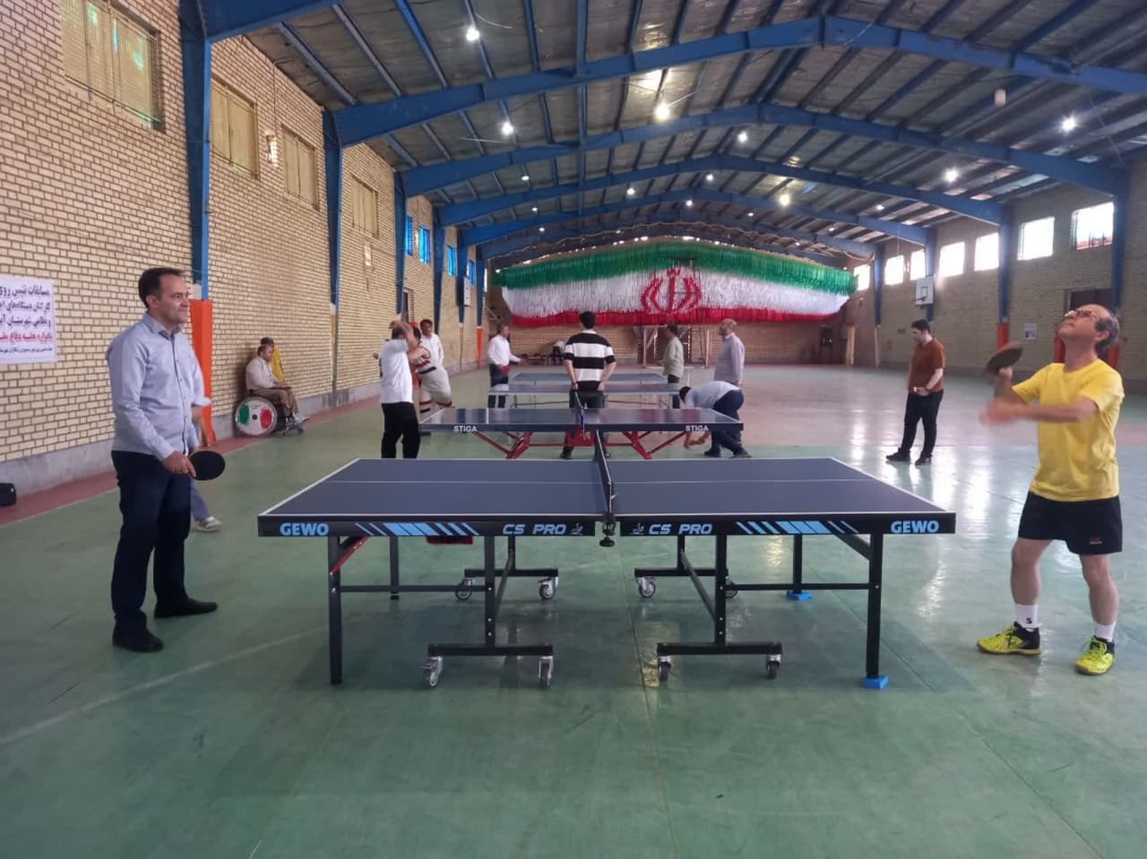 مسابقات تنیس روی میز دستگاههای اجرایی در آبیک برگزار شد
