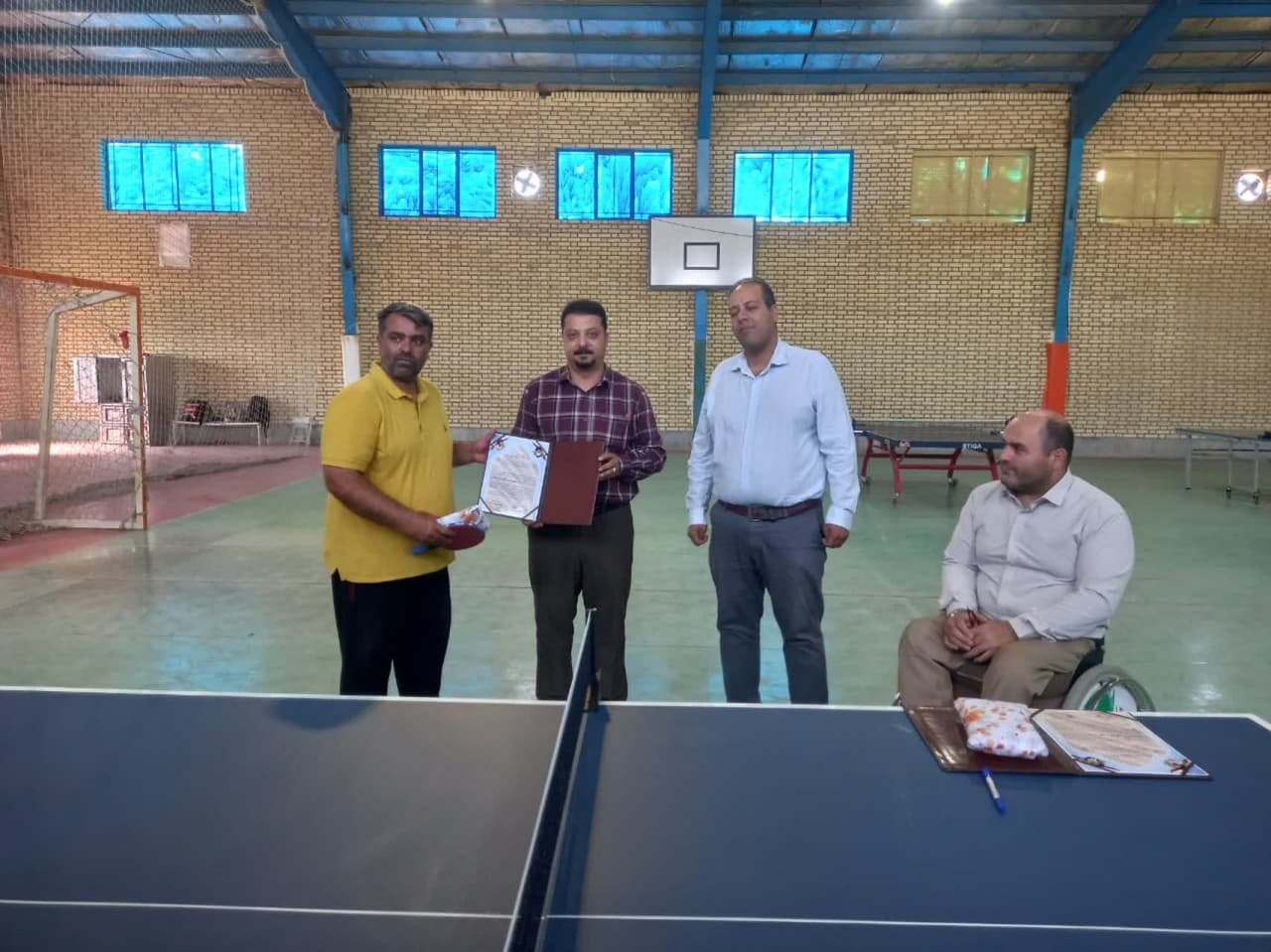 مسابقات تنیس روی میز دستگاههای اجرایی در آبیک برگزار شد