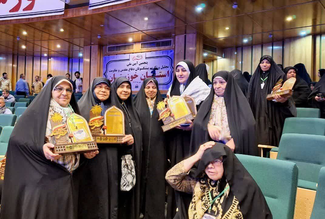 پیشکسوتان دفاع مقدس و مقاومت خوزستان تجلیل شدند