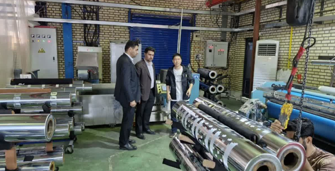 مدیرعامل شرکت شهرک های صنعتی قزوین از چند واحد تولیدی بازدید کرد