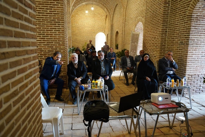 بازدید دارابی از پروژه مرمت مشارکتی کاروانسرای تاریخی سعدالسلطنه قزوین