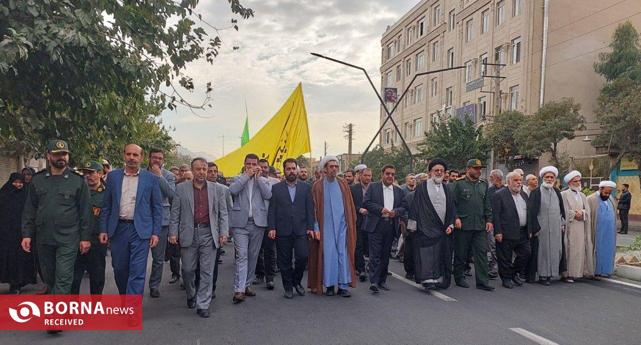 راهپیمایی ۱۳ آبان در شهرری، نمایش همبستگی مردمی و فریاد ایستادگی در برابر استکبار