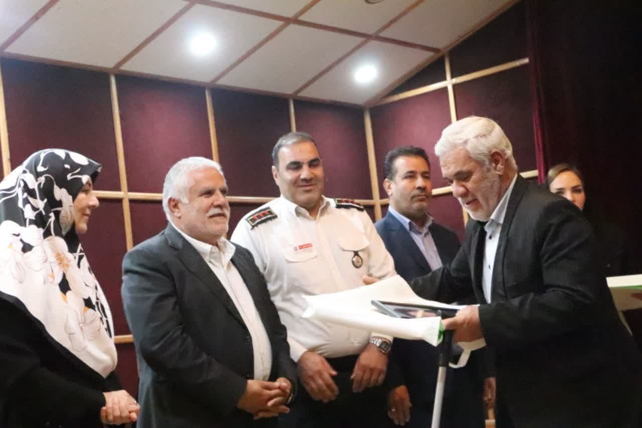 خانواده های جانبخش اهدای عضو در قزوین تجلیل شدند