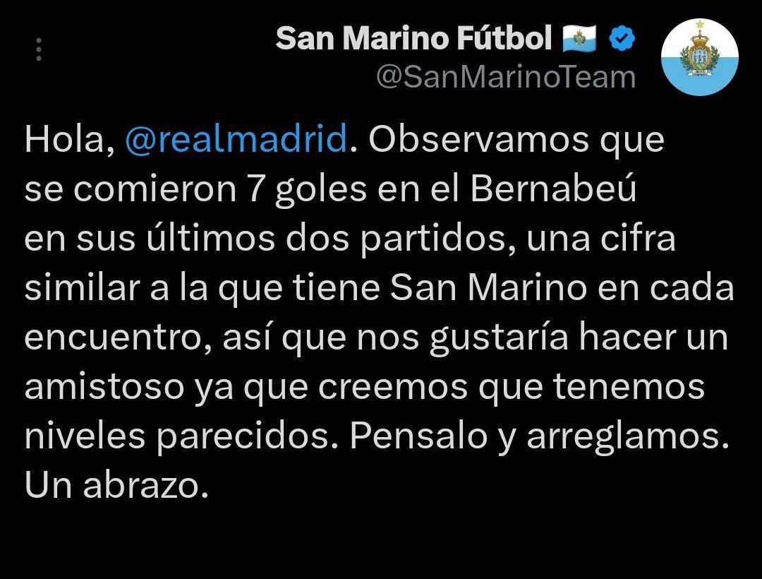 شوخی جالب آخرین تیم رده‌بندی فیفا با رئال مادرید