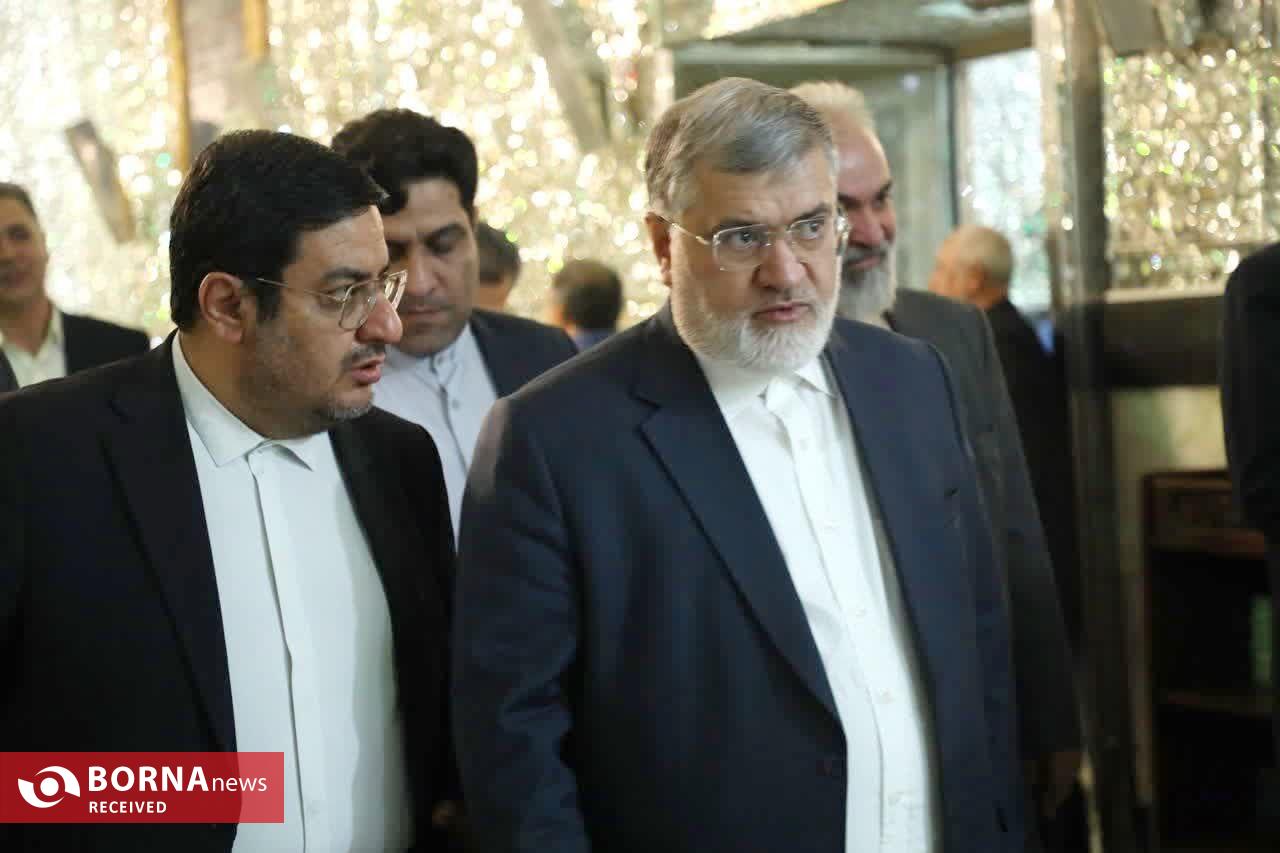 استاندار تهران با تولیت آستان مطهر حضرت عبدالعظیم حسنی «ع» دیدار کرد استاندار تهران با تولیت آستان مطهر حضرت عبدالعظیم حسنی «ع» دیدار کرد