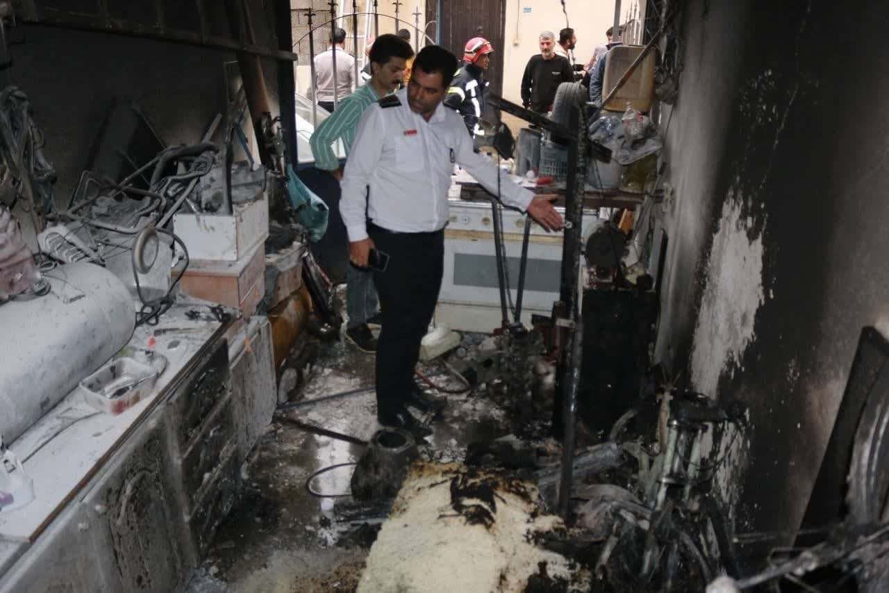 شستشو با بنزین یک مصدوم بر جای گذاشت