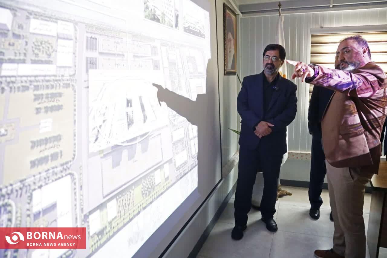 بازدید استاندار قم از شهرک سلامت خاتم قم